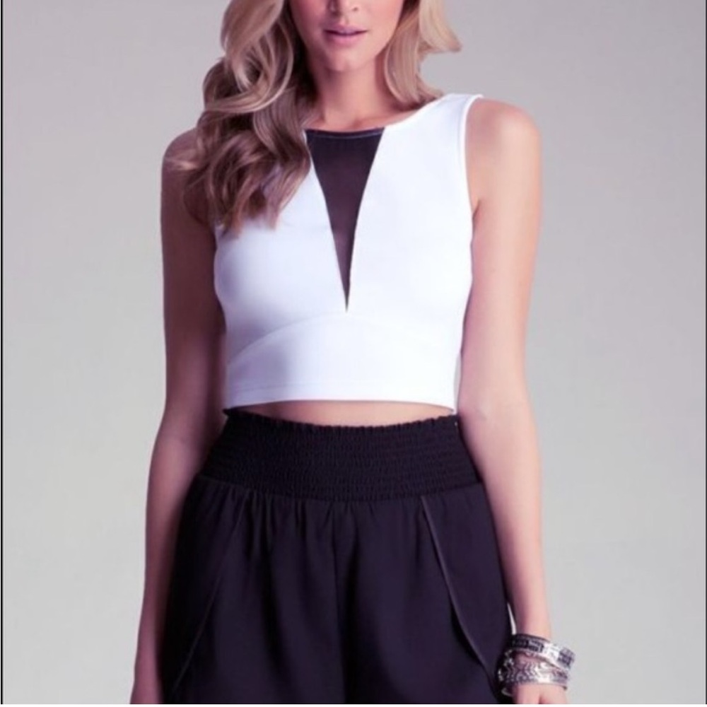 White Crop Top